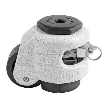 Casters Wheels & Industrial Handling Foot Master Swivel Stem Ratchet Leveling Caster - 550 Lb. - 50mm Dia. Nylon Wheel GDR-60S